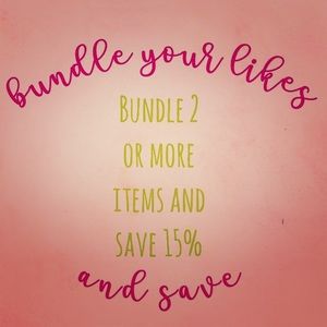 2 or more items. = 15% off...maybe more